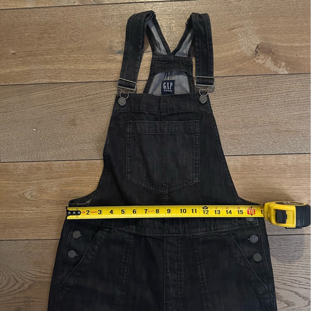 Gap Black Denim Overalls Size Small - Picture 5 of 5